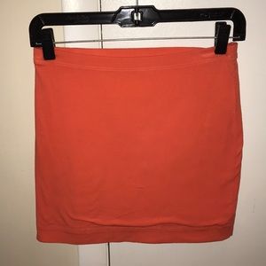 Forever 21: Orange/Peach Skirt: Size Small